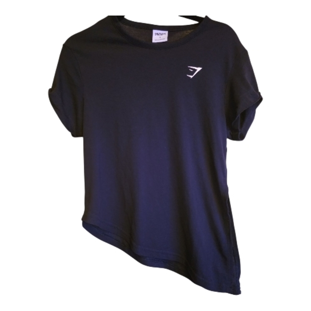 ✨️Gymshark✨️ BLACK Asymmetric Tee